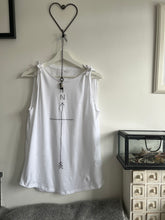 Load image into Gallery viewer, TRUE NORTH Organic Cotton Sleeveless Tee With Shoulder Ties