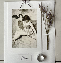 Load image into Gallery viewer, Personalised hand stamped ring and photograph