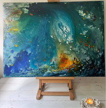 Load image into Gallery viewer, ‘Mercury Cazimi’ Original Artwork