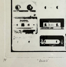 Load image into Gallery viewer, 'Rewind' Solar Plate Etching - Artist's Print - Studio Sale
