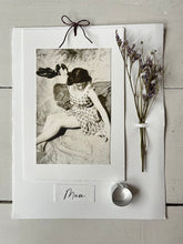 Load image into Gallery viewer, Personalised hand stamped ring and photograph