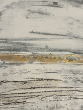 Load image into Gallery viewer, Textured White and Gold Canvas - Studio Sale