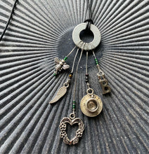 Load image into Gallery viewer, Personalised Five Charm Letter Necklace