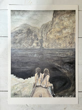 Load image into Gallery viewer, ‘Alongside’ A3 Print on sustainable bamboo paper
