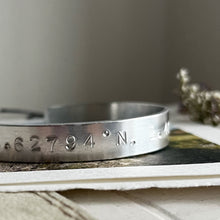Load image into Gallery viewer, Map Co ordinates bracelet
