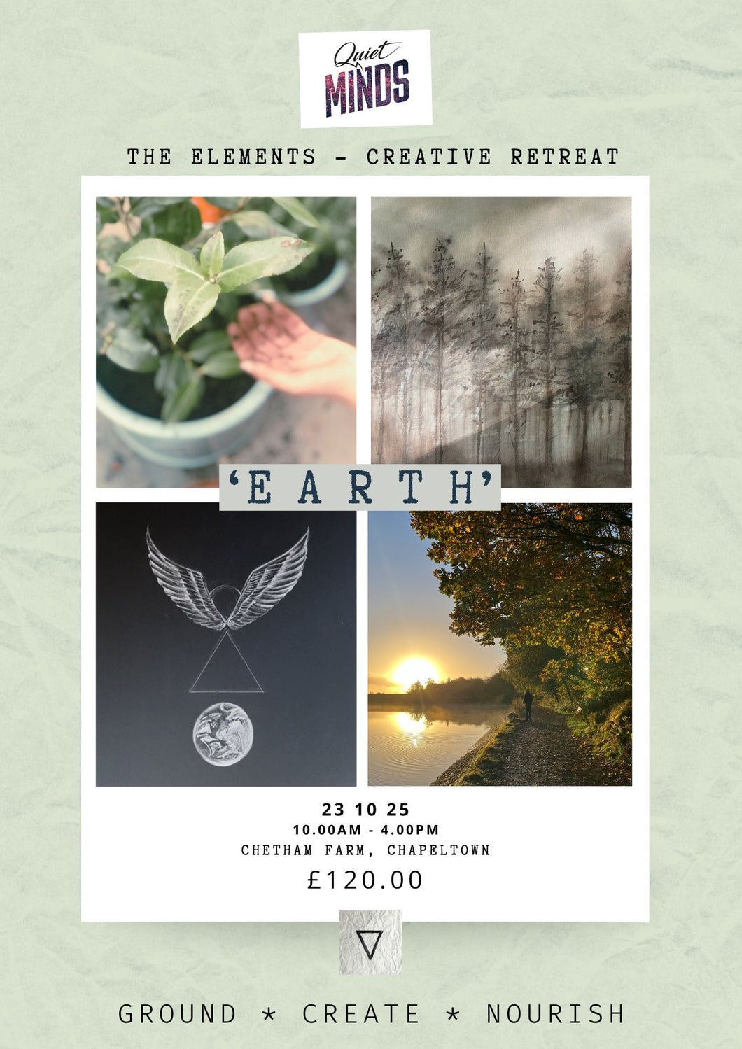 ‘E A R T H ’, Day Retreat Workshop, Chetham Farm, Thursday 23rd October, 2025