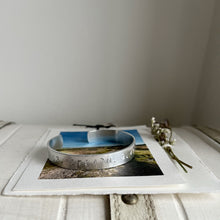 Load image into Gallery viewer, Personalised hand stamped bracelet and photograph
