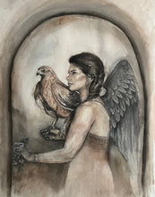 Load image into Gallery viewer, Hebe and The Eagle Original Painting
