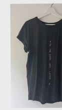 Load and play video in Gallery viewer, Hand Embroidered Organic Cotton Tee Shirt
