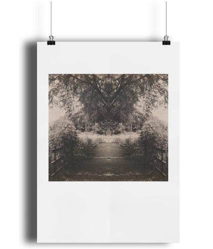 Hidden Secrets 1, a limited edition A3 print inspired by reservoir reflections and creative digital manipulation.