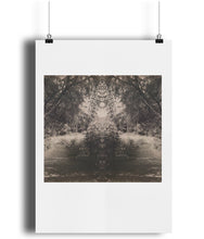 Load image into Gallery viewer, Hidden Secrets 2, a limited edition A3 print inspired by reservoir reflections and creative digital manipulation.
