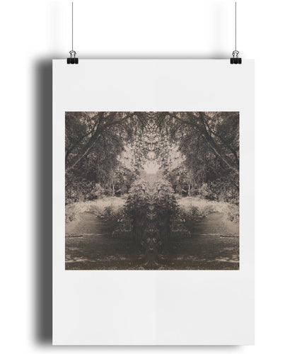 Hidden Secrets 2, a limited edition A3 print inspired by reservoir reflections and creative digital manipulation.