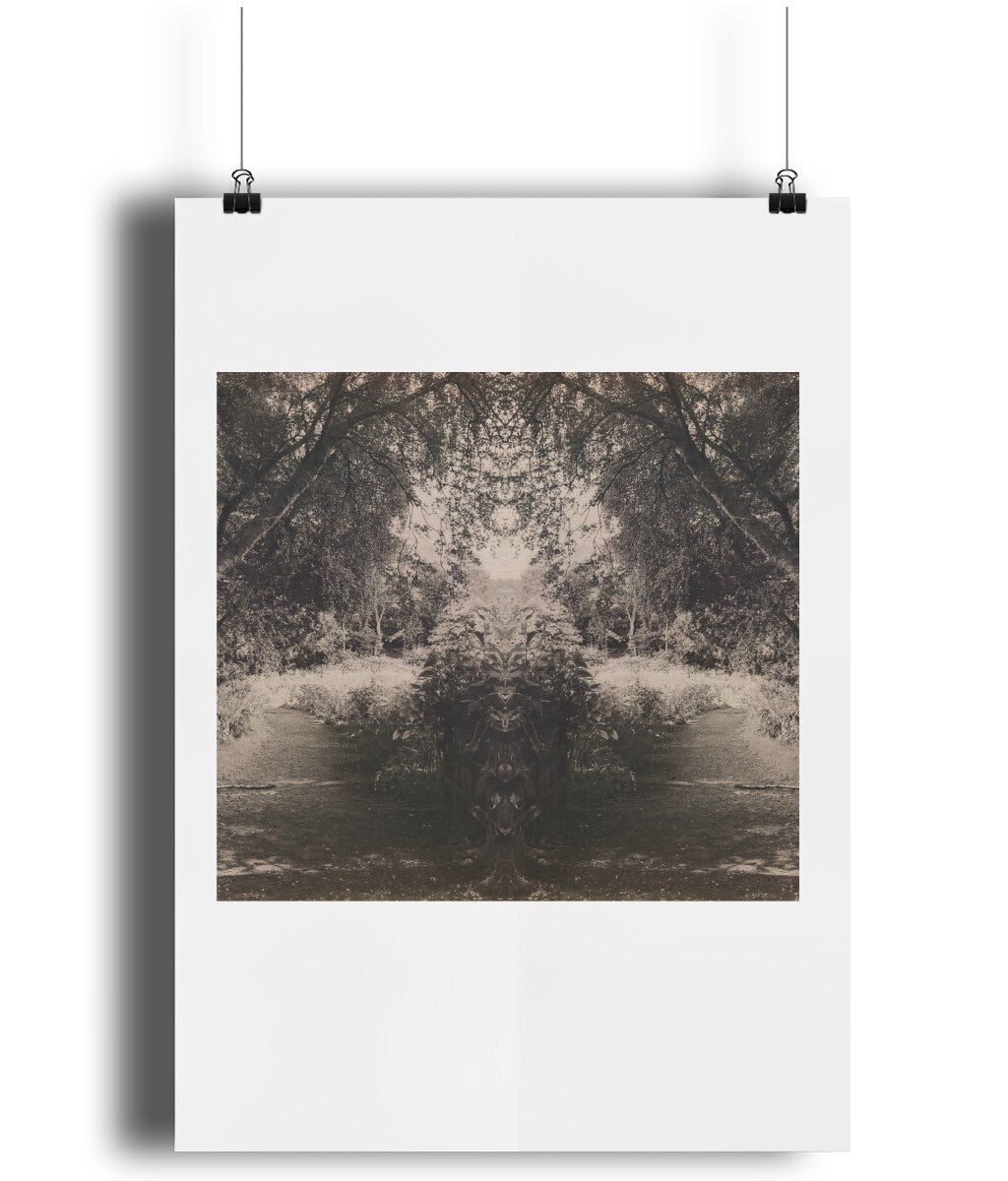Hidden Secrets 2, a limited edition A3 print inspired by reservoir reflections and creative digital manipulation.