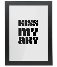 Load image into Gallery viewer, Kiss My Art – Limited Edition Framed Print
