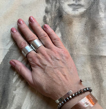 Load image into Gallery viewer, Personalised Aluminium Hand Stamped Ring.

